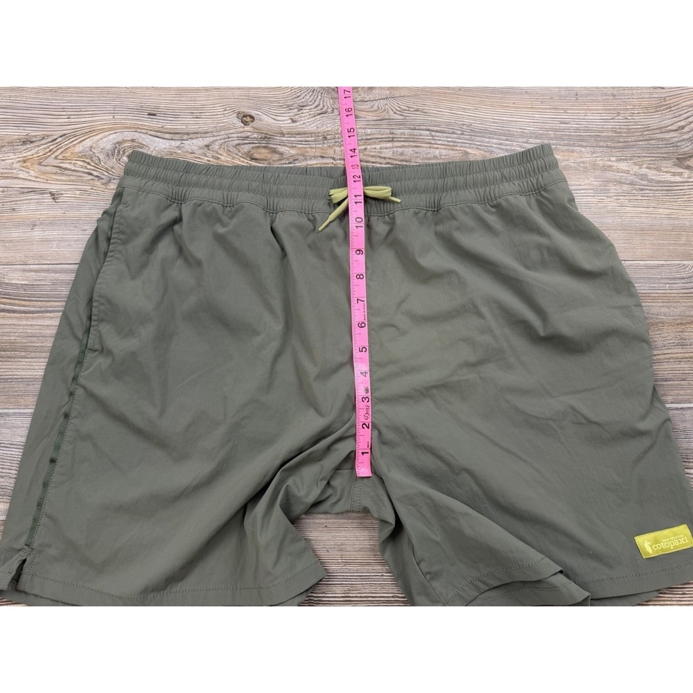 Cotopaxi Retro Active 7" Shorts Men's XL Fatigue Green Recycled Nylon Shorts - Picture 8 of 13